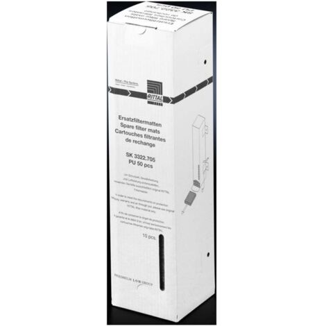 RITTAL SK 3322.705 FILTRE DE REMPLACEMENT (L X H X P) 120 X 120 X 12 MM 50 PC(S) 3322705