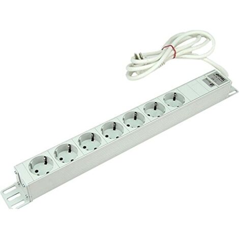 Rittal Steckdosenleiste 48,3cm 7fach ohne Schalter 230V/16A