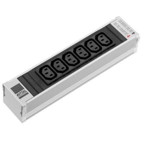 Rittal Steckdosenleiste 6 sorties noir gris IEC C13