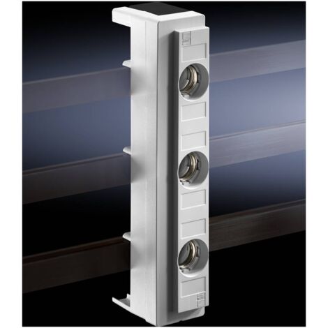 Rittal SV 3418.030 Portafusibili tripolari a cavaliere Poliammide Grigio (RAL 7035) 10 pz.