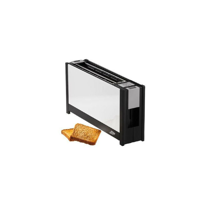 Volcano5 Langschlitz-Toaster mit Glasfronten weià (630.001) - Ritter