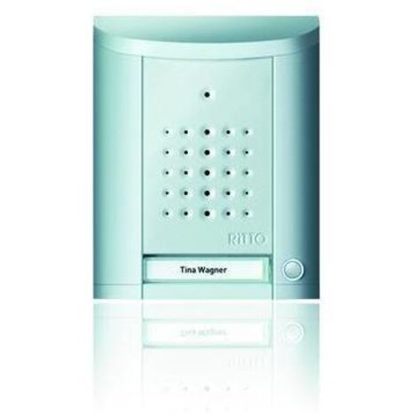 Ritto Entravox Türstation Audio, 1 WE, Audio, silber eloxiert 1840120
