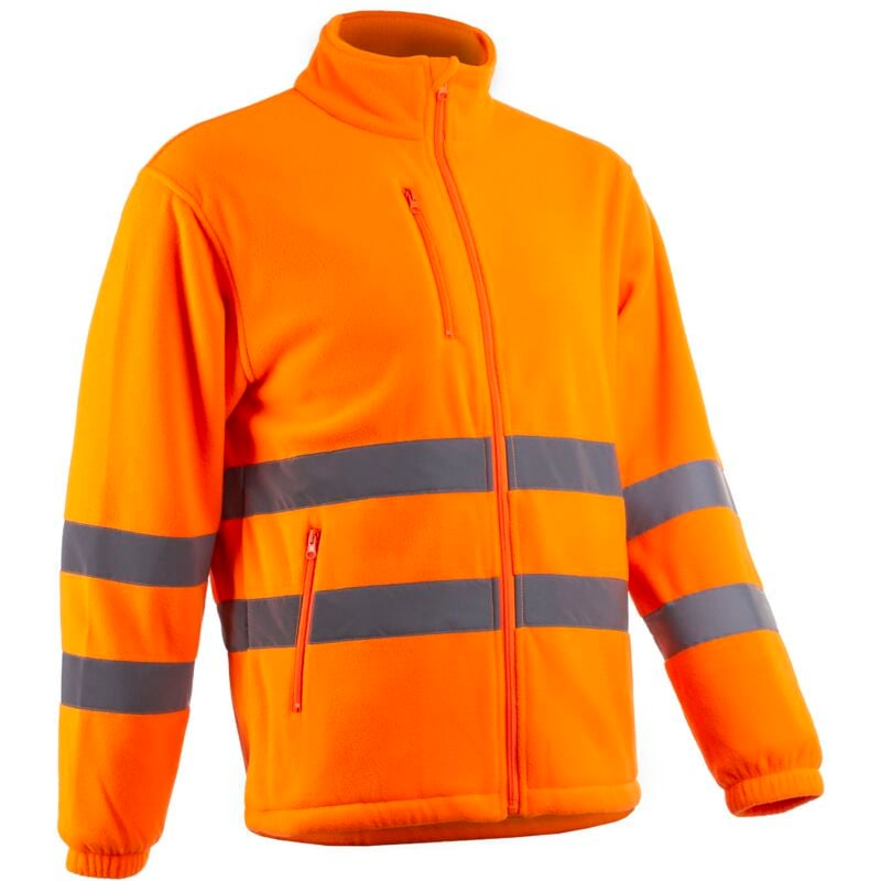 Veste de travail polaire haute visibilité RITTO - Orange FLuo 2XL - 56/58
