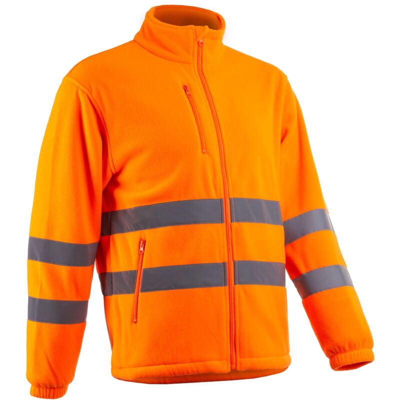 Veste de travail polaire haute visibilité ritto - Orange FLuo 4XL - 64/66