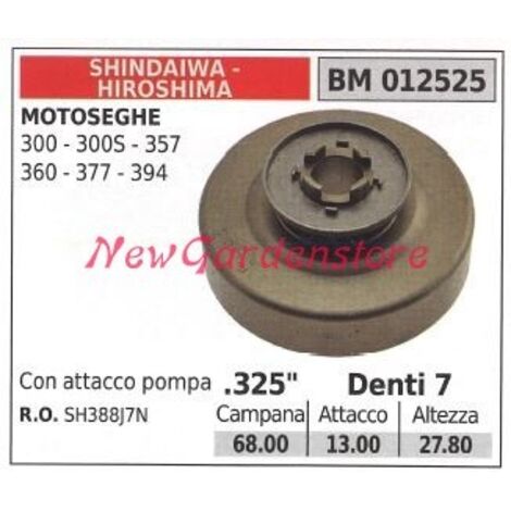 Ritzel SHINDAIWA Kettensägenmotor 300 300S 357 360 377 394 .325' Zähne 7 012525