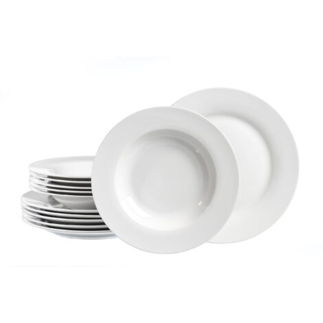 Ritzenhoff & Breker 079463 - Servizio da tavola Bianco, 12 Pezzi