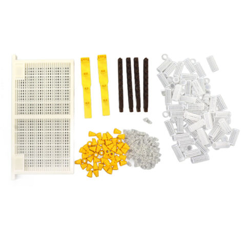 Riuulity Kit D'élevage de Reine des Abeilles avec Couvercle, Cadre D'élevage pour Les Apiculteurs, Assurez-Vous de Bonnes Abeilles Reine au Printemps, en été, à la Fin de L'automne