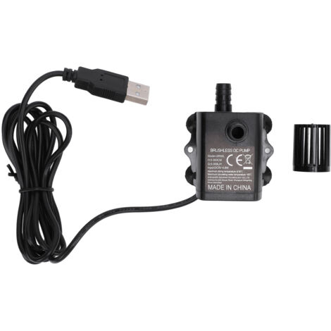 Riuulity Tauchpumpe für Aquarien mit einstellbarer Fördermenge, leisem Betrieb und einfacher Reinigung, geeignet für kleine Springbrunnen, mit LED-Anzeigeleuchten