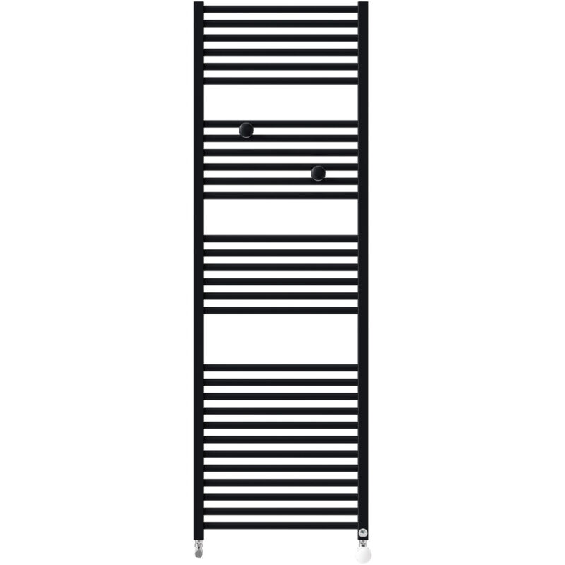 Thermor - Sèche-serviettes eau chaude raccordement sur les collecteurs 717W riva 4 noir carbone 471613