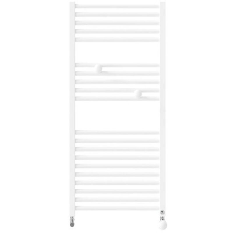 Thermor - Sèche-serviettes eau chaude raccordement sur les collecteurs 487W riva 4 blanc brillant 471602