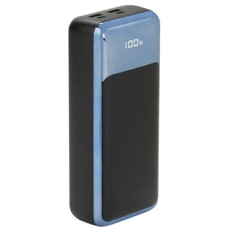 Rivacase VA1080 batteria portatile Polimeri di litio (LiPo) 30000 mAh Nero, Blu