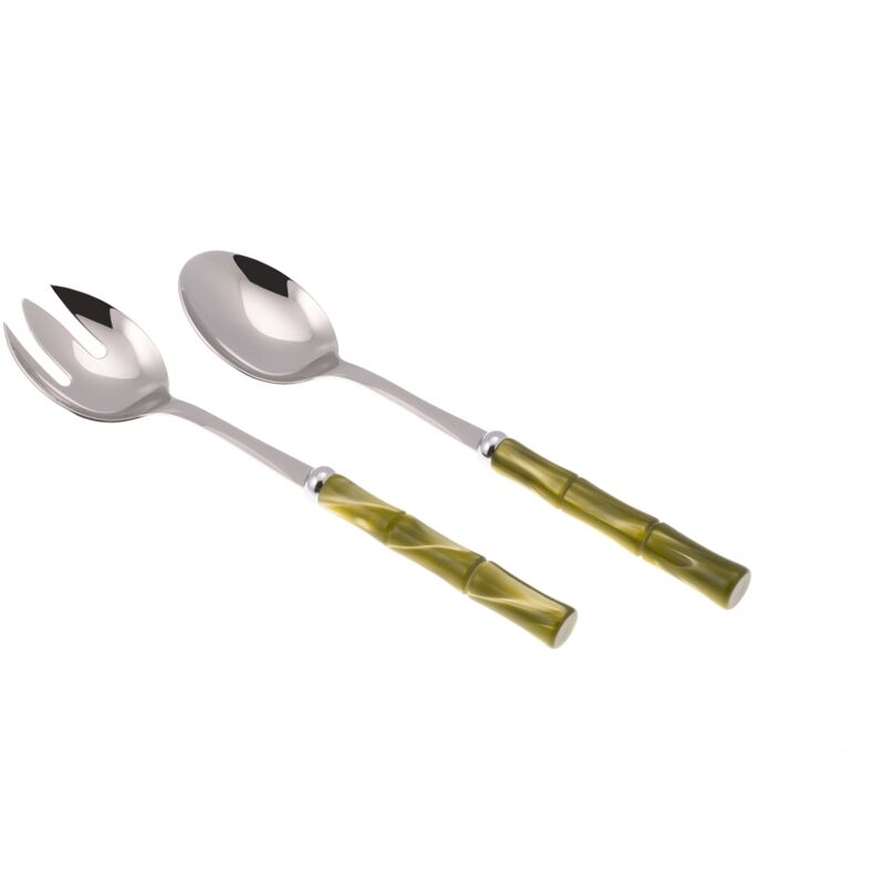 Rivadossi 5702I16 set 2 pezzi insalata, Verde