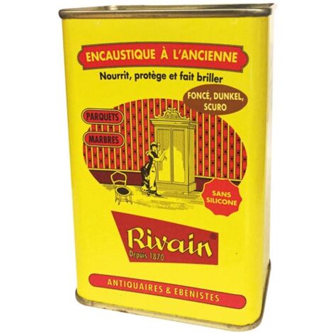Rivain Encaustique classique bois foncé 500ml éclat