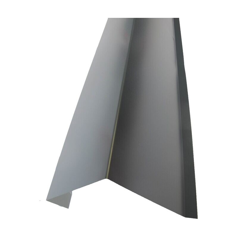 Rive sur mur 2100mm - Coloris - Gris anthracite ral 7016, Longueur - 2100mm