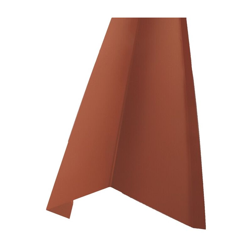 Rive sur mur 2100mm - Coloris - Rouge 8012, Longueur - 2100mm
