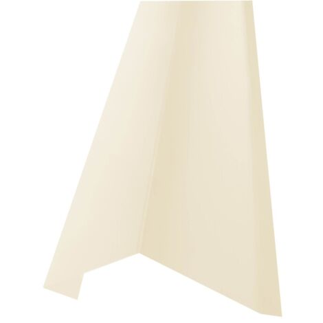 Mccover – Rive sur mur 2100mm – Acier laqué – Largeur 20cm – Finition esthétique pour étanchéité toiture
