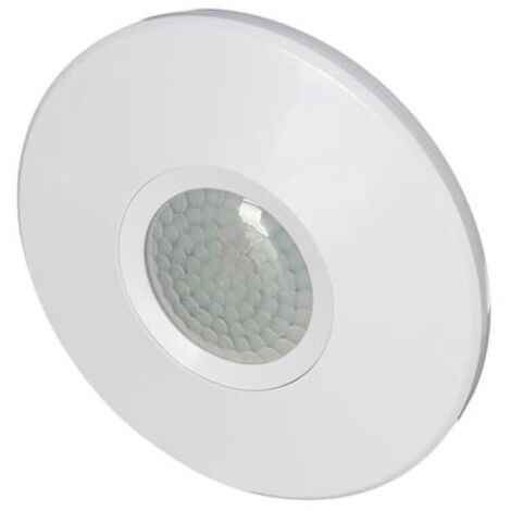 Rivelatore di movimento Pir per montaggio a soffitto - colore bianco