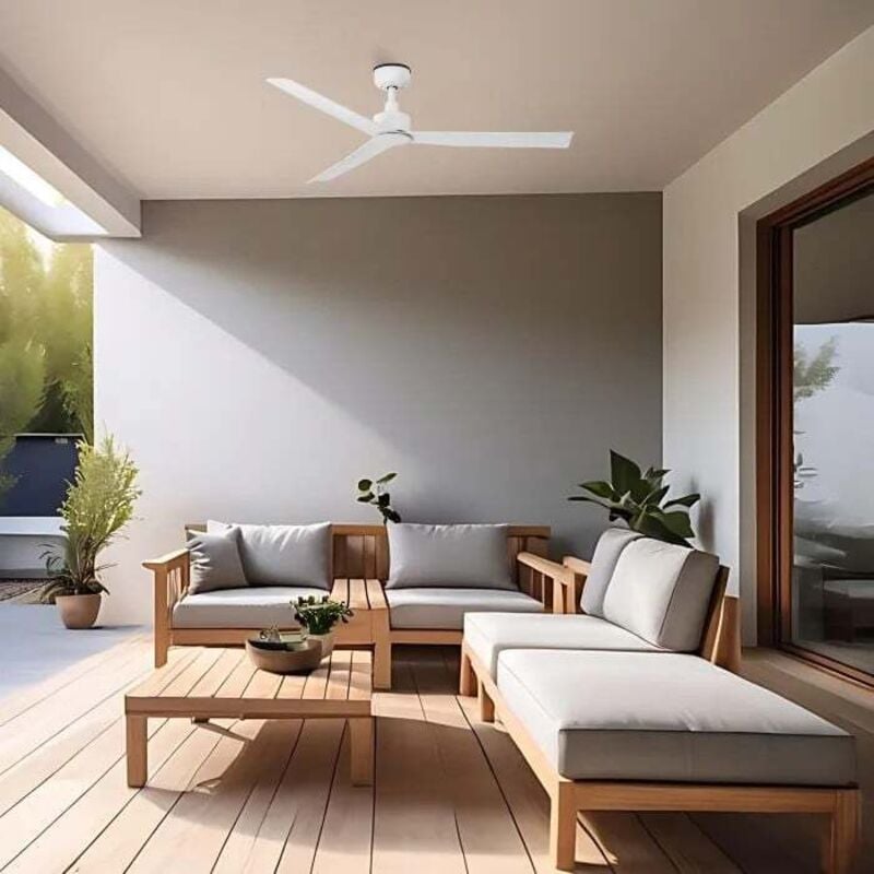 Ventyly - river Ventilateur extérieur blanc Ø125 wifi