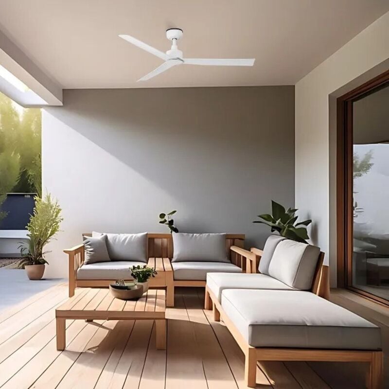 Ventyly - river Ventilateur extérieur blanc Ø125 wifi