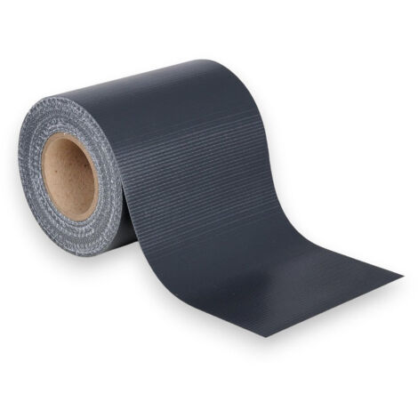Rivestimento frangivista ombreggiante rotolo 35 mt in pvc per cancelli balconi e ringhiere -  Antracite