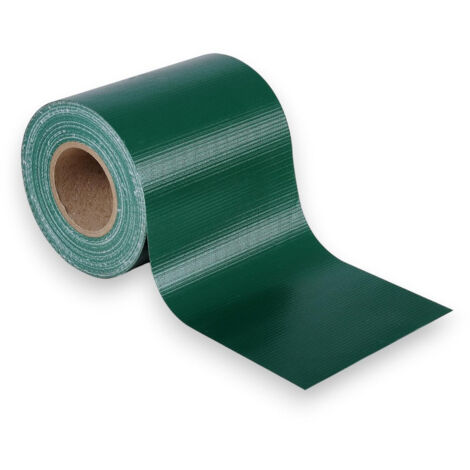 Rivestimento frangivista ombreggiante rotolo 35 mt in pvc per cancelli balconi e ringhiere - Verde
