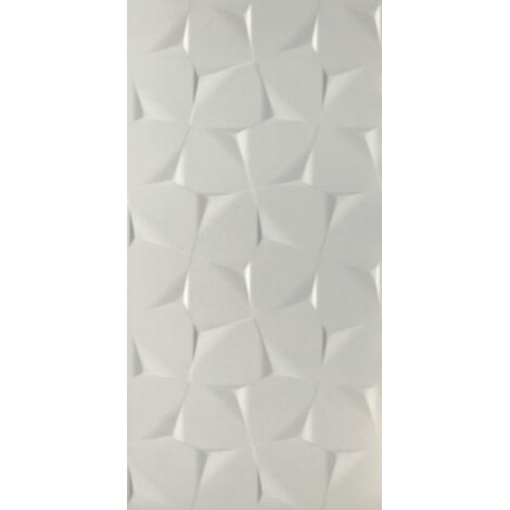 Rivestimento In Gres Porcellanato Decorato Bianco Opaco Rt 30X60 - ELWG1694 (Ceramishop.it)
