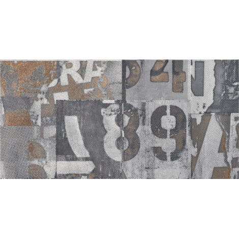 Rivestimento In Gres Porcellanato Decorato Industriale Grey Rt 60X120 - EUQS1710 (Ceramishop.it)
