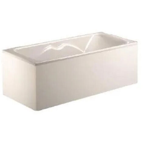 AQUARINE Rivestimento in laminato bianco per vasca da bagno 1m50.