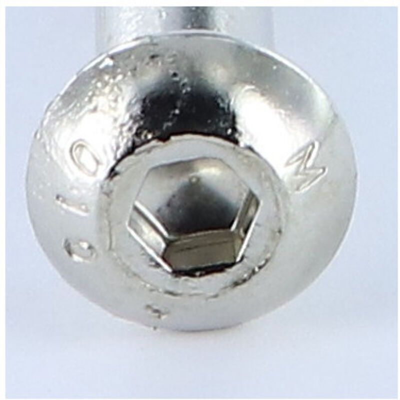 Vis métaux bhc (Tete Bombée Hexagonal creux) M12X70 Filetage partiel Classe 10.9 Clé de 8 HC8 Nickel-30 pièces