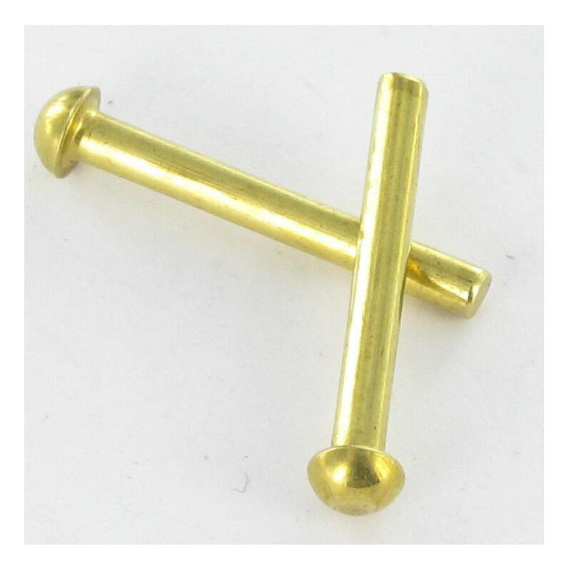 Vis Express - Rivet à frapper Tête ronde tr 2.5X20 Laiton-100 pièces