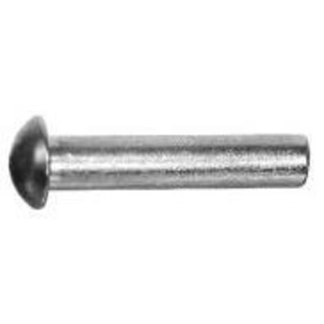 Rivet à tête sphérique en acier galvanisé 6 x 40 mm - 952 6 x 40 ZN