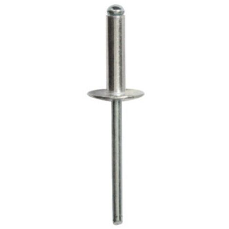 Rivet alu tête large ø 4,8 x 18 mm - Restagraf