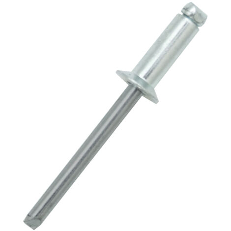 Rivet Aluminium Argent longueur 14mm diamètre 3.2mm ( Prix pour Sachet de 100 )