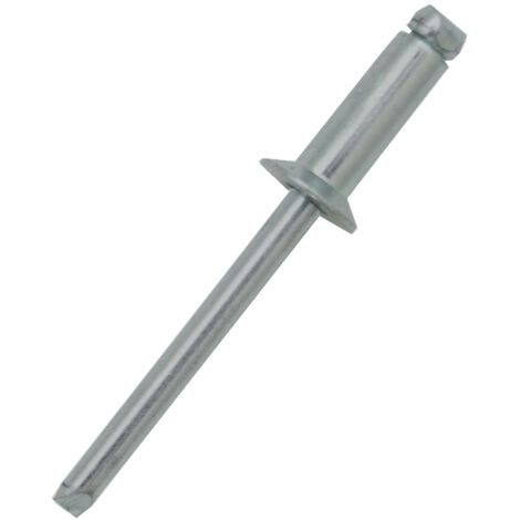 Rivet Aluminium Argent longueur 8mm diamètre 4.8mm ( Prix pour Sachet de 100 )