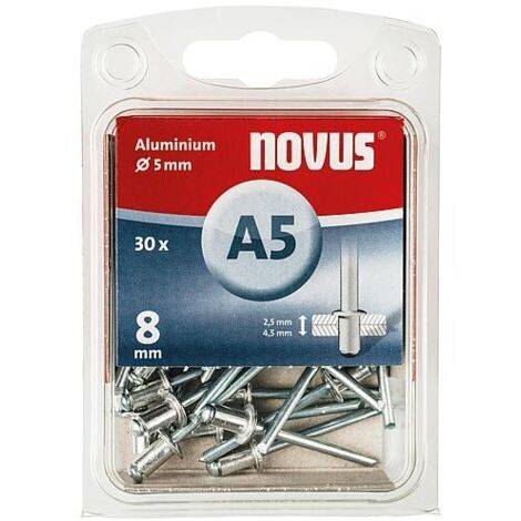 Rivet aveugle A 5 X 8 ALU 30 pièces