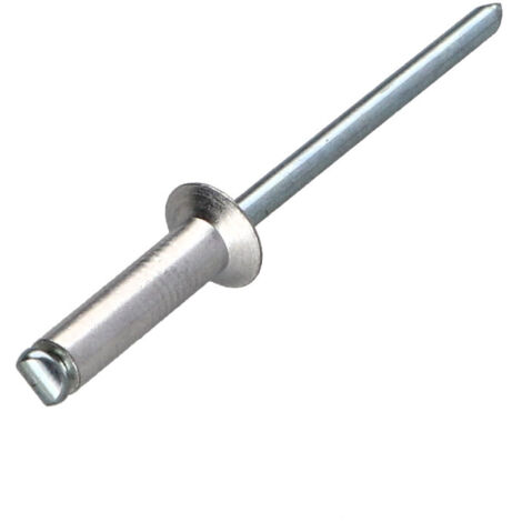 Rivet aveugle Aluminium Tige acier 3.2X6 Epaisseur de serrage 1 à 3 Tête fraisée ALX