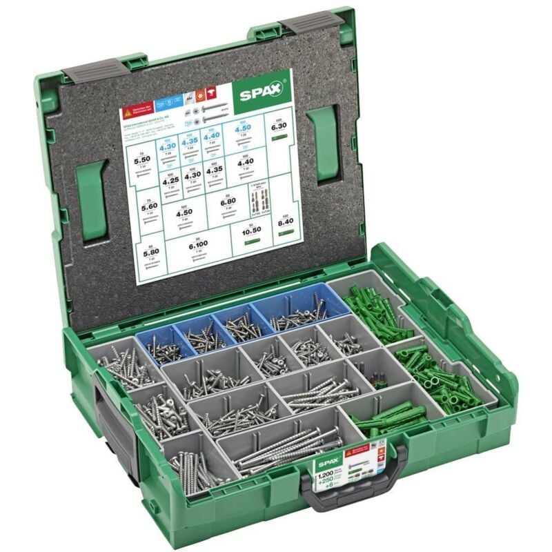 SPAX 5000009160319 Assortiment de vis combinées 1 set V896573