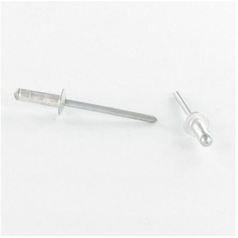 Rivet aveugle multiserrage GOMULTI Aluminium Tige acier TRS 4X17 RAL9005 noir foncé