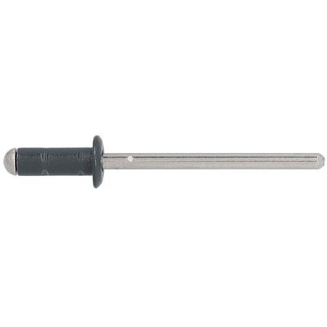 Rivet aveugle PolyGrip alu/Nirosta Ø 4x10, RAL 7016 gris anthracite