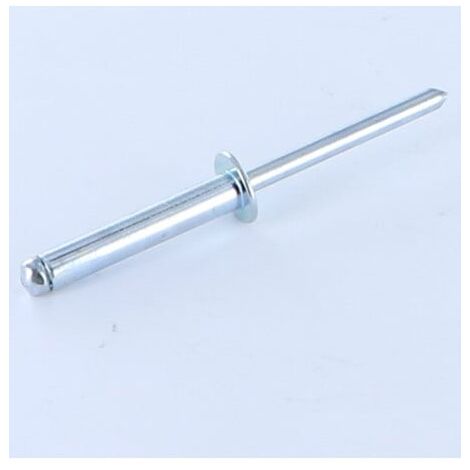 Rivet aveugle tout acier 6X10 Tête plate RAL7035 gris clair-30 pièces