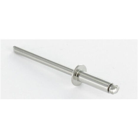 Rivet aveugle tout acier ZING 4.8X20 Epaisseur de serrage 11 à 15 Tête large