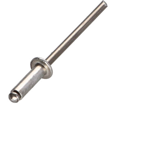 Rivet aveugle tout alu 4X6 Epaisseur de serrage 0.5 à 2 Tête plate TA