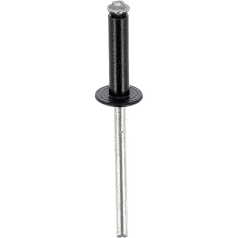 rivet épanoui noir ø 4 x 16 mm