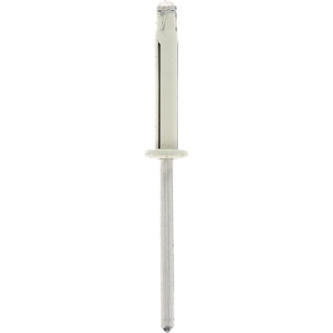 rivet expansé blanc ø 4 x 18,8 mm plaque d'immatriculation