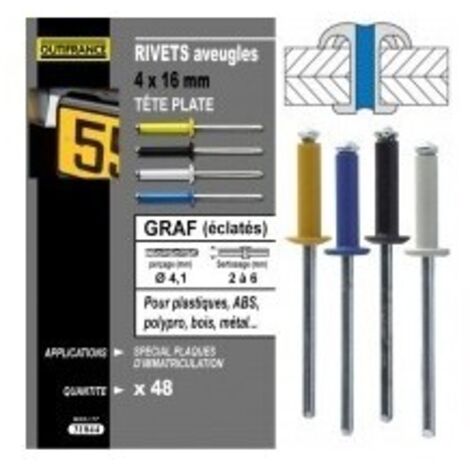 Rivet graf 4x16 4 couleurs (48)7631844