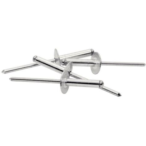 Rivet Jeu de rivets Aluminium, diamètre 4mm, longueur 18mm ( Prix pour 1 )