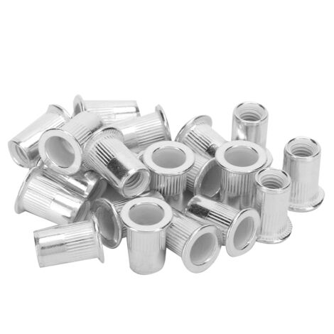 Rivet Nut [Brand] M6 - 200pcs d’inserts alu à riveter pour fixation professionnelle