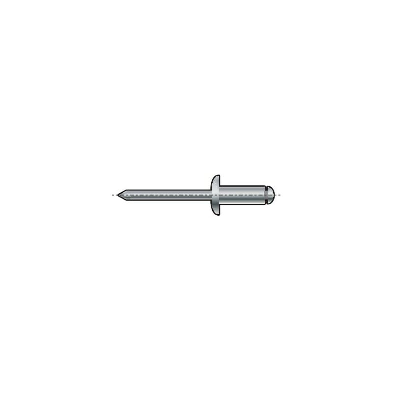 4.8X9MM Aluminium Dome Head Rivet (Box 500) - Qualfast