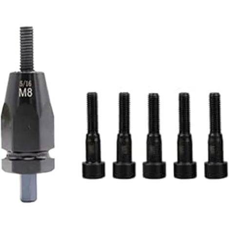 Rivet tool, rivet pulling head with 5 pulling rods, rivet gun accessory - M8