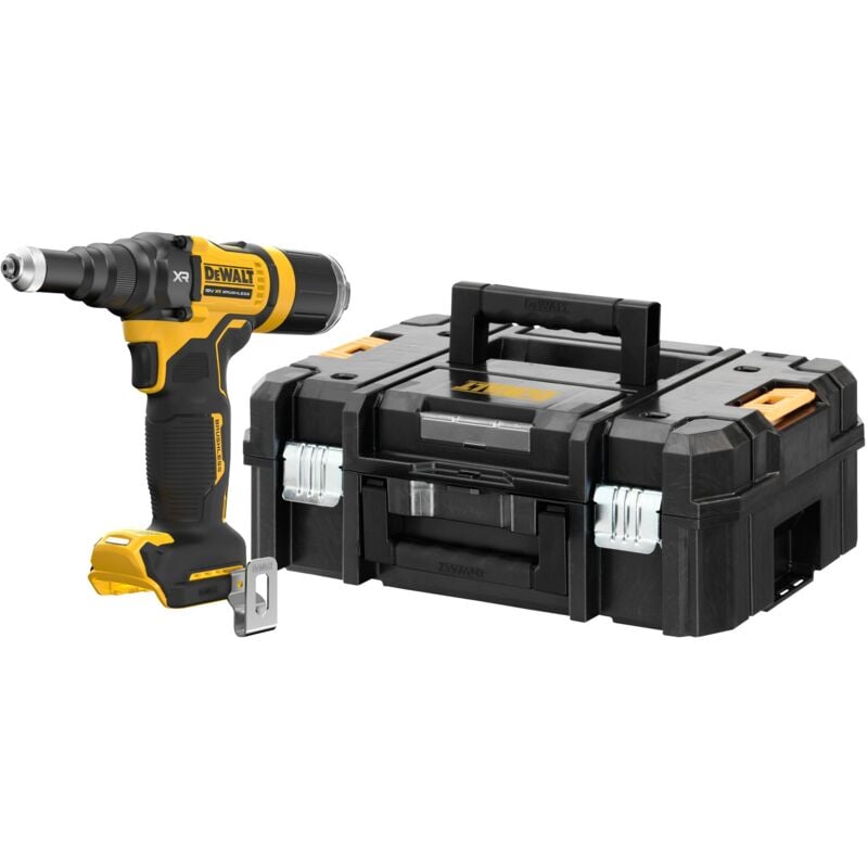 Riveteuse Dewalt xr 18V 2Ah Brushless 4,8 mm - Sans batterie, ni chargeur, coffret tstak - DCF403D2GT-QW